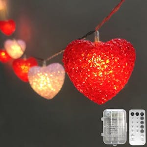 Valentine Heart String Lights