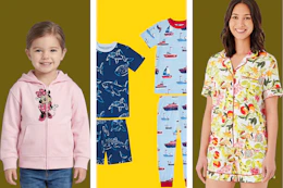 collage with apparel