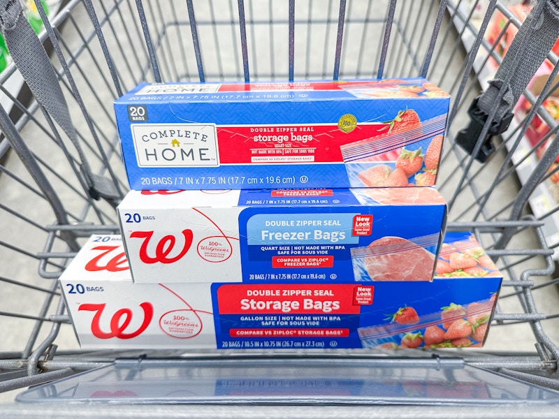walgreens brands storage bags