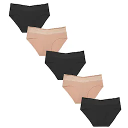 Warners Women's Hipster Panties 5-Pack
