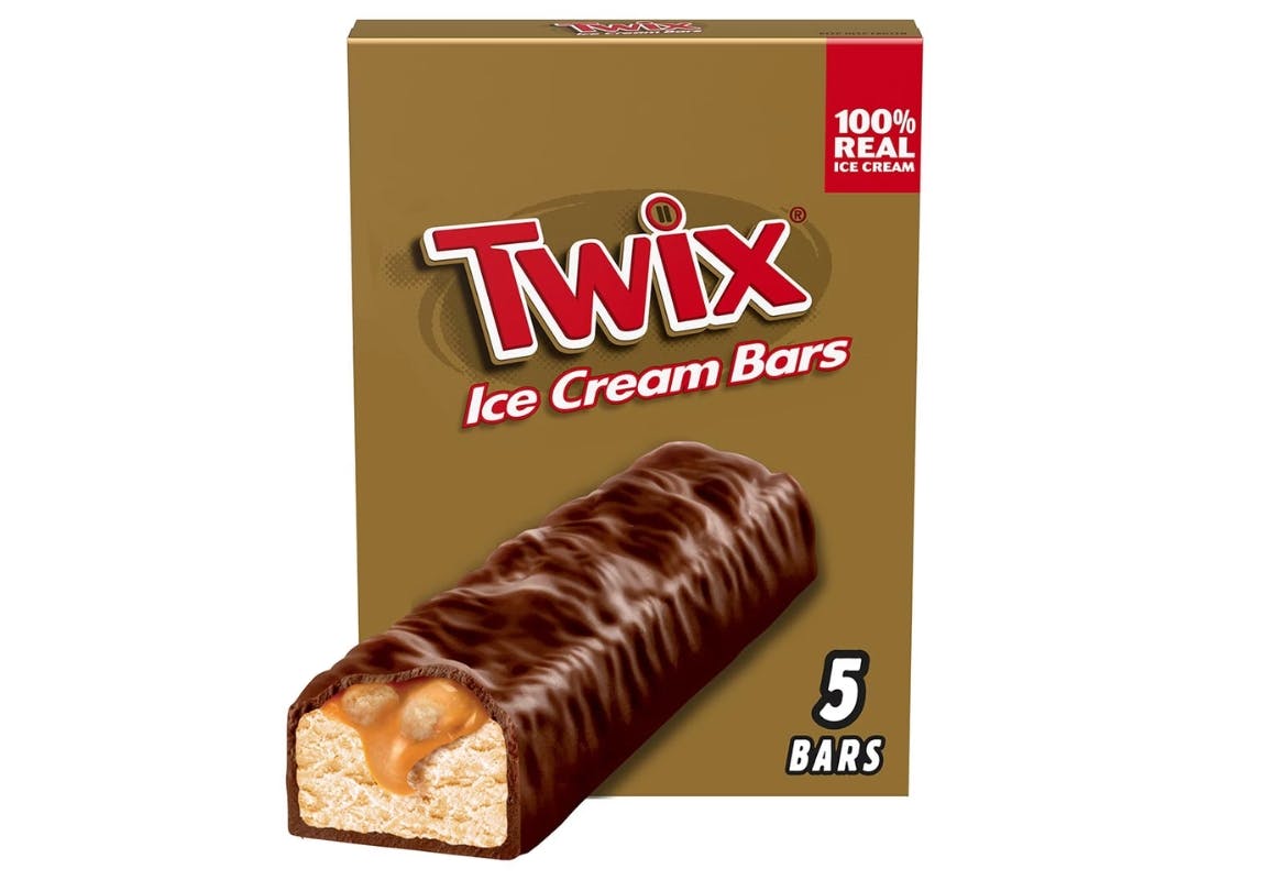 Twix Ice Cream Bars Box