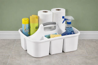 Walmart Sterilite divided caddy