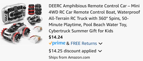 Cart remote control car