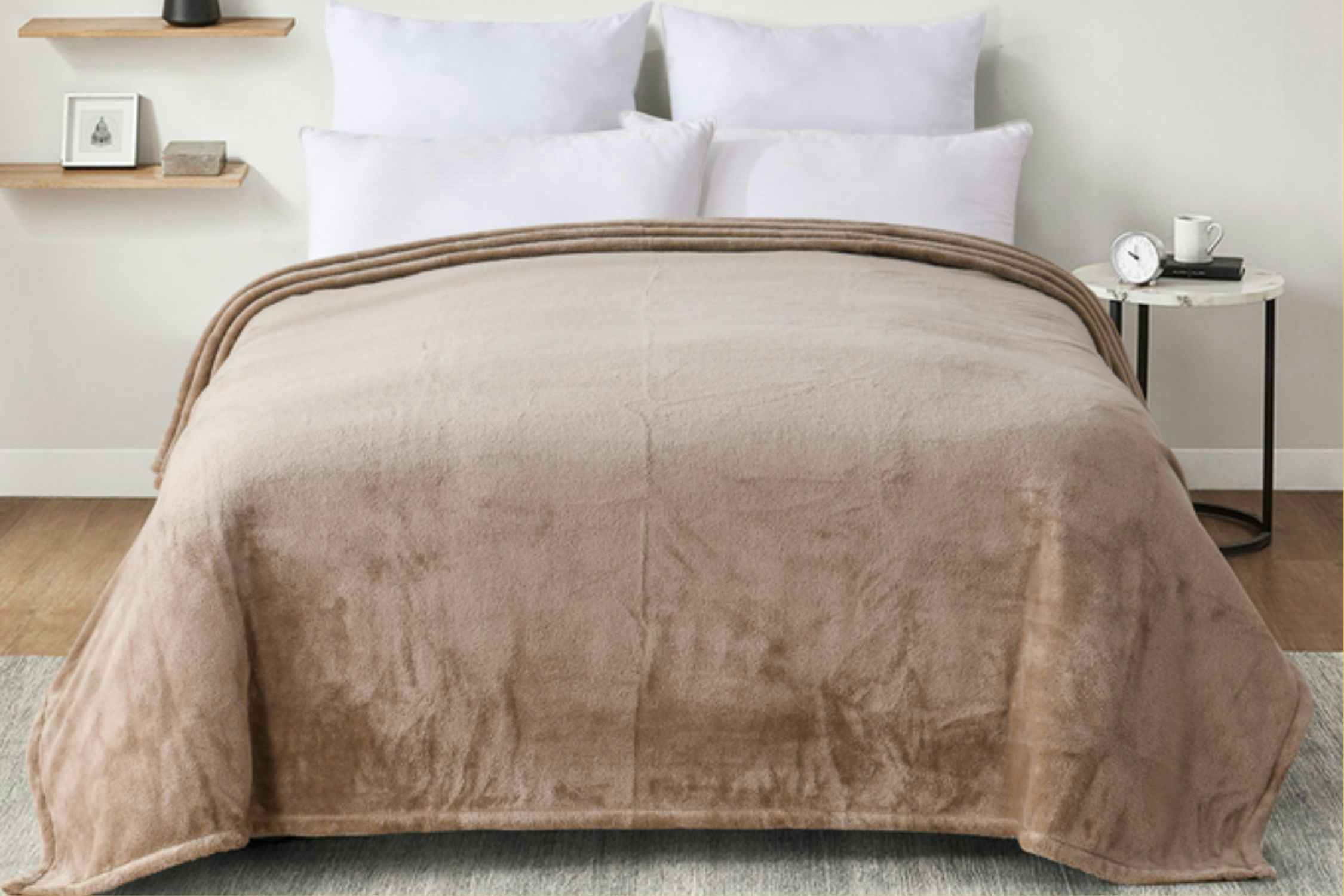 Mainstays Plush King Bed Blankets, as Low as $16 at Walmart