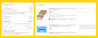 Chewy Cart Image