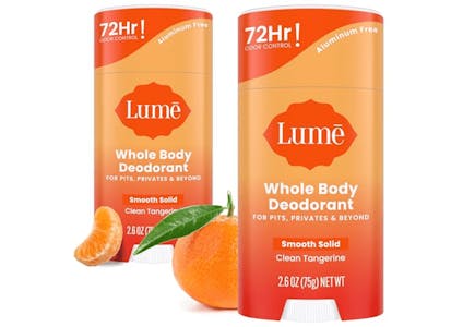 Lume Whole Body Deodorant 2-Pack