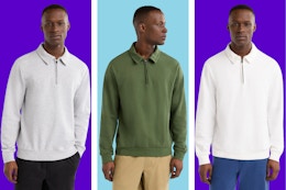 Check Out This Clearance Men's Pullover at Walmart — Prices Start at $8 card image
