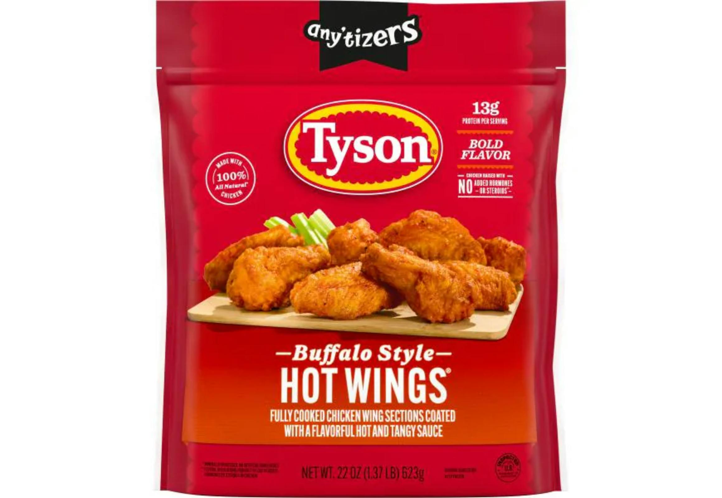 2 Tyson Any'tizers Wings Bags