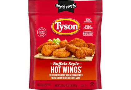 2 Tyson Any'tizers Wings Bags