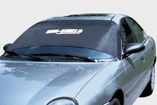 Custom Accessories Sno-Shield Windshield Cover displayed on car