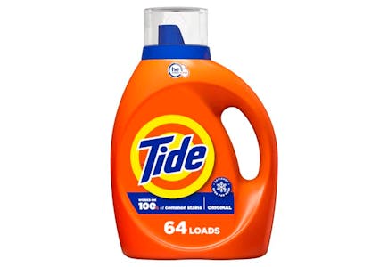 4 Tide Laundry Detergents