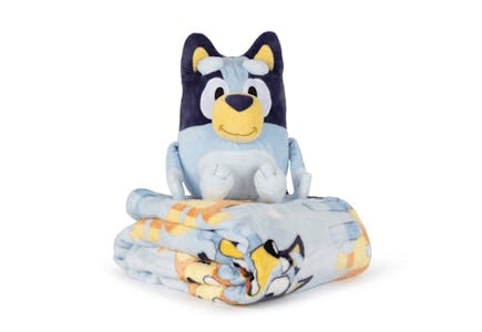 Bluey Pillow and Blanket Set