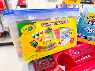 Crayola Super Art & Craft Kity on Target shopping cart