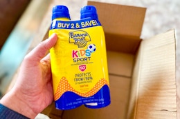 Banana Boat Kids Sport Sunscreen 2-Pack, as Low as $7.27 on Amazon card image