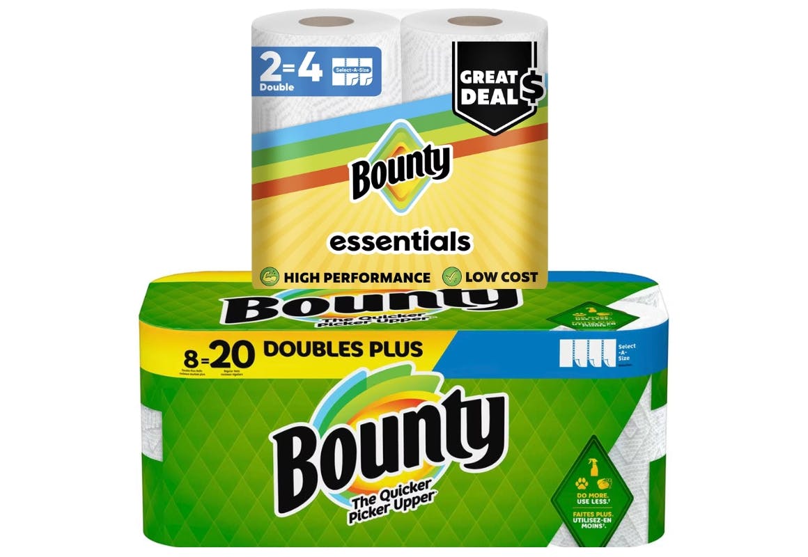 3 Bounty Paper Towels Packs