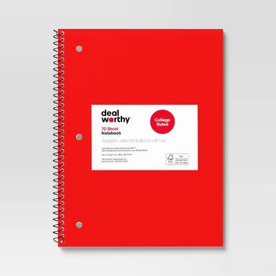 Dealworthy Spiral Notebook