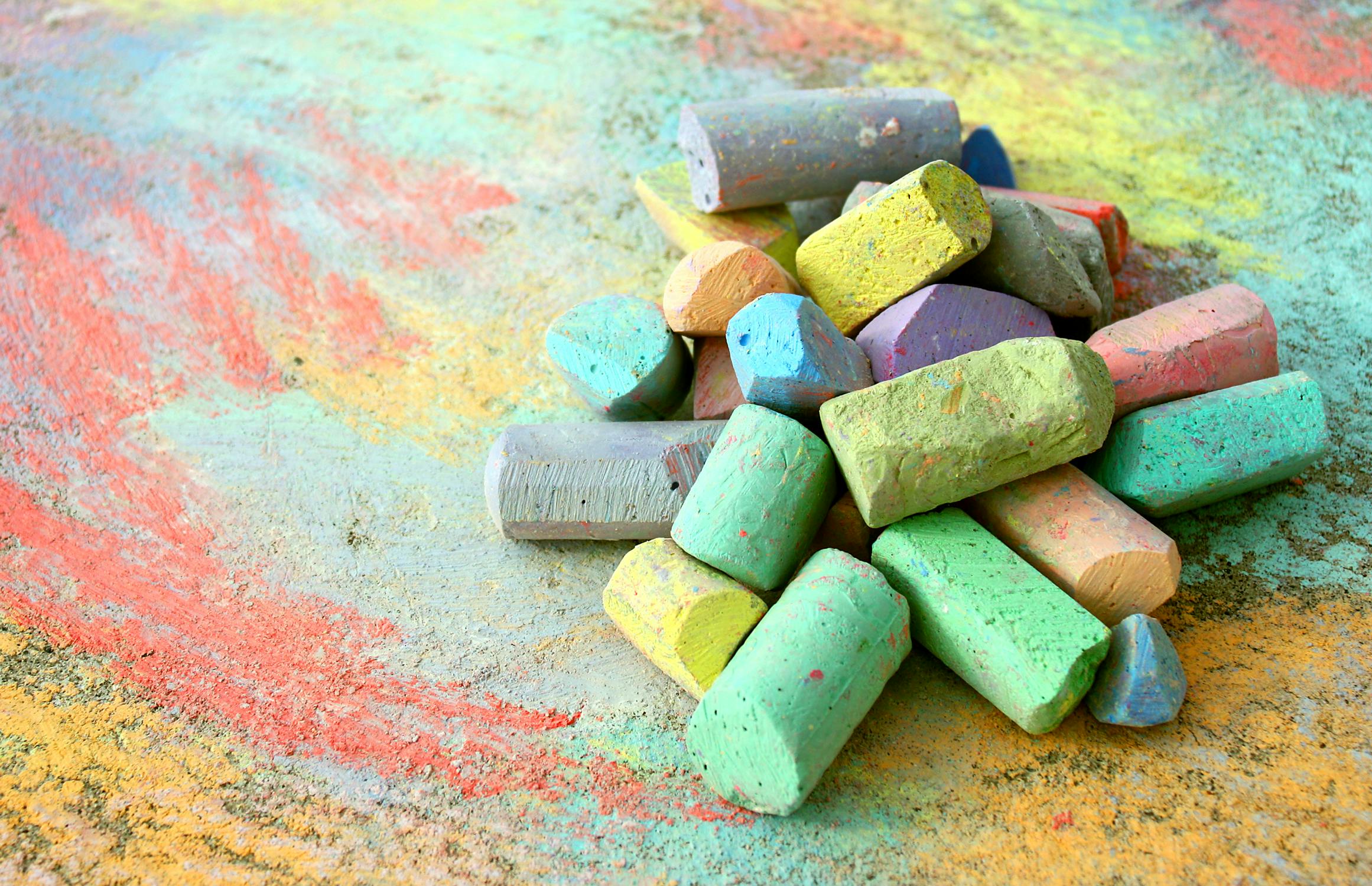 Halloween Hair Dye Using Sidewalk Chalk DIY The Krazy Coupon Lady