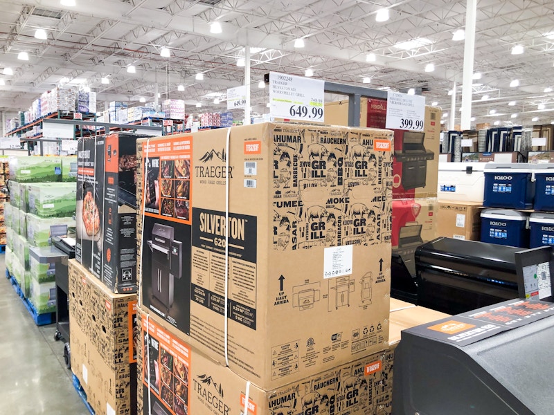 costco traeger silverton 620 pellet grill price tag