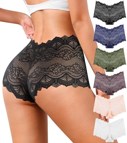 Women's Lace Underwear 6-Pack
