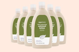 bottle of lotion 