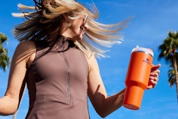 Stanley Quencher H2.0 40-Ounce Tumbler, Now $26.99 on Amazon card image