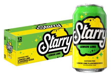 Starry or MTN Dew Soda 12-Pack