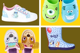Character Toddler Shoes: Stitch, Monsters Inc, Paw Patrol & Bluey