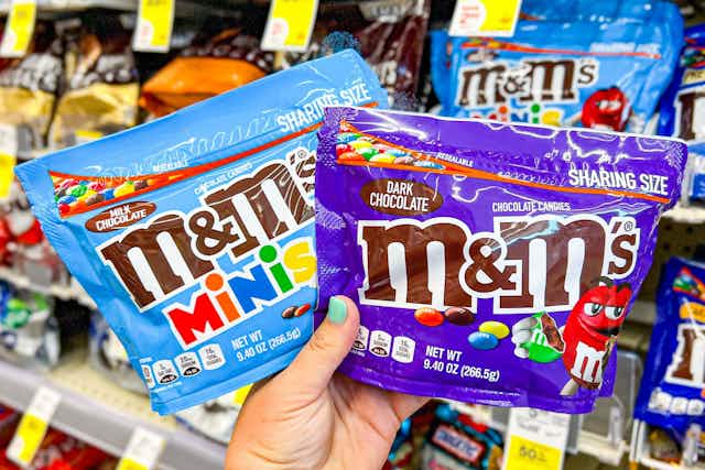 Grab M&M's Minis on Clearance at Walgreens for Only $2.25 per Bag card image