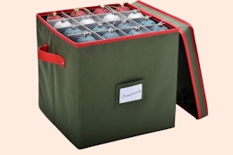 Christmas Ornament Storage Container B08P7PSGND