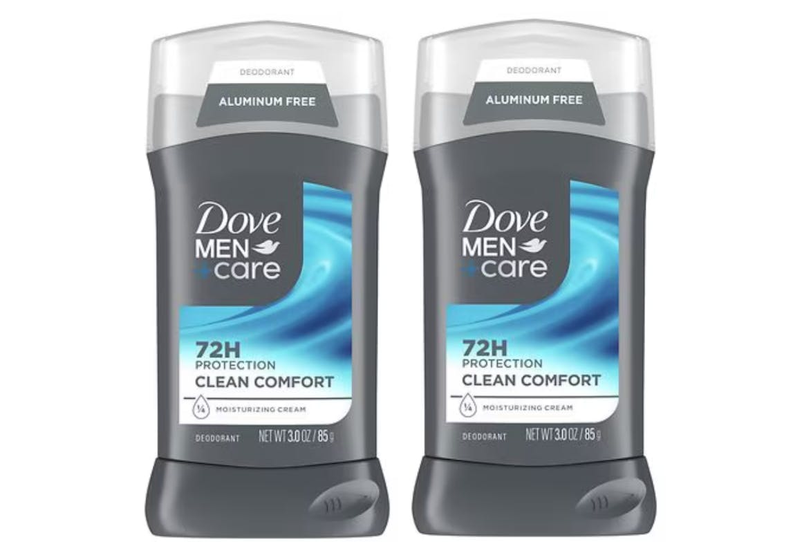 2 Dove Men+Care Deodorants