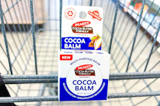 palmer's cocoa balm in a cart