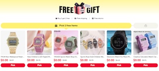 Image C aliexpress free items with purchase