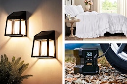 3 lifestyle images of deals at Walmart 50% or more