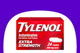 Tylenol Extra Strength 20-Count Caplets, as Low as $1.82 on Amazon card image