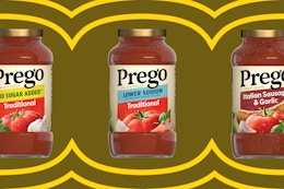 bottles of prego pasta sauce