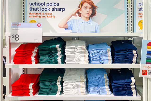 Cat & Jack Kids' Uniform Apparel, as Low as $3.32 at Target card image