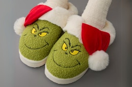 $10.48 Grinch Slippers at American Eagle (Reg. $35) card image