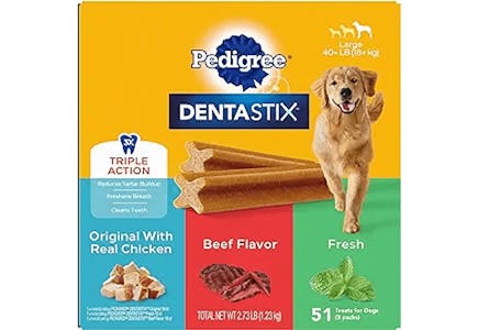 2 Pedigree Dentastix Dog Dental Care Treats