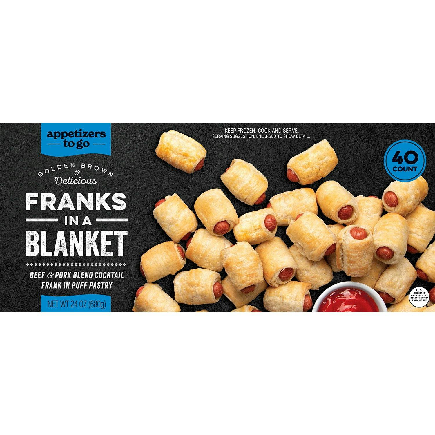 Appetizers To Go Frozen Franks in a Blanket