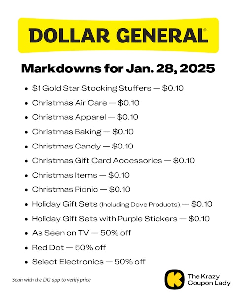 Dollar General Markdowns