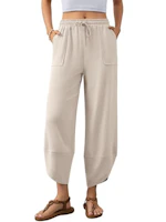 Women's Wide Leg Linen Pants