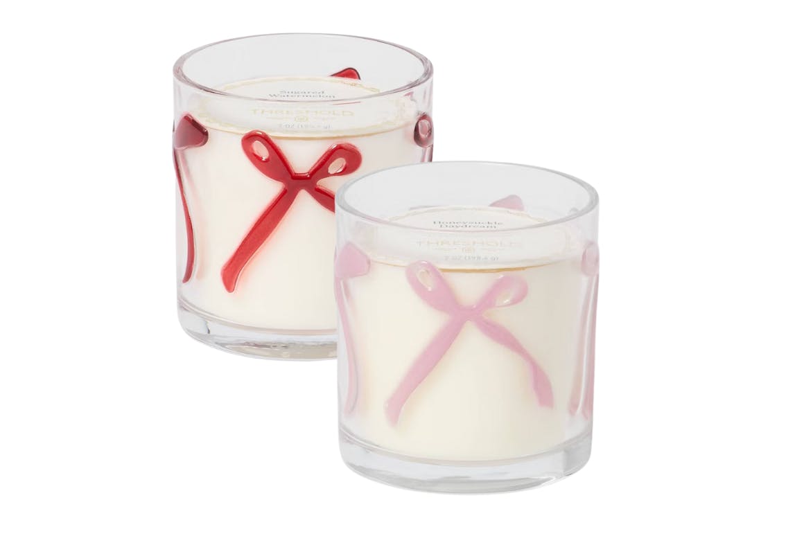 2 Threshold LED Jar Candles