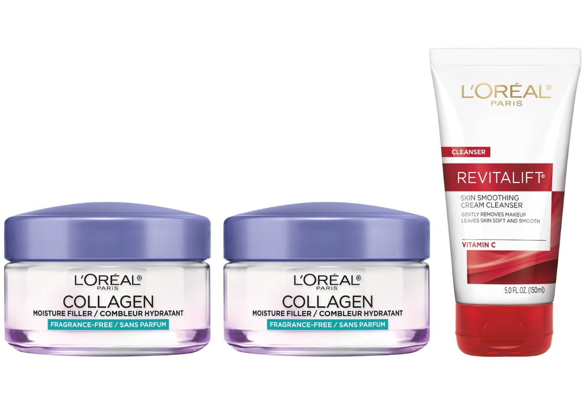 3 L'Oréal Paris Skincare Products