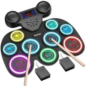 Electronic Drum Pad With LED Lights