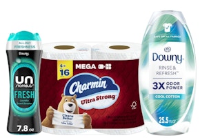 1 Charmin + 2 Downy Products