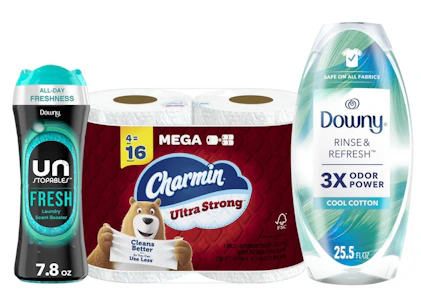 1 Charmin + 2 Downy Products