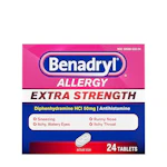 Benadryl Extra Strength Allergy Tablets