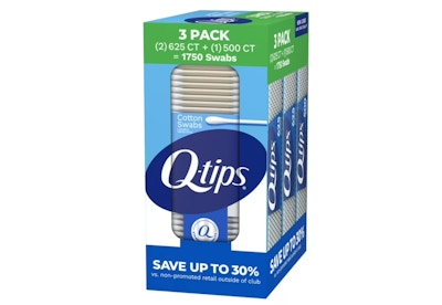 Q-tips Cotton Swabs 3-Pack