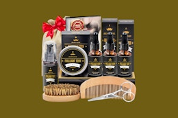 Beard Grooming Kit, Only $9.99 After Amazon Promo Code card image