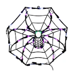 Spider Web LED String Lights